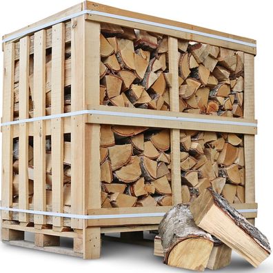 Brennholz Birke Kammergetrocknet 25 cm 1RM/ 1,6 SRM