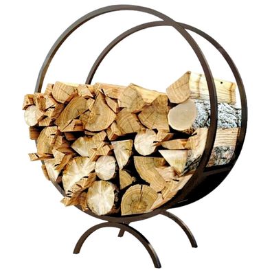 Brennholzregal | Kaminholzständer rund