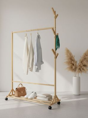 Garderobenständer rollbar