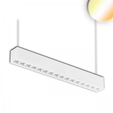 ISOLED 114060 LED Hängeleuchte Linear Raster ColorSwitch anreihbar 604mm weiß