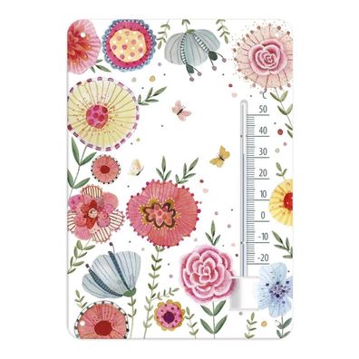 Grätz Silke Leffler zauberhaftes Thermometer * Flower Power*