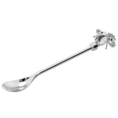 Honiglöffel mit Zirkonia 12cm Kristallbiene Löffel Marmeladenlöffel Portionierer