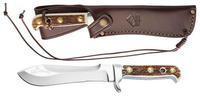 PUMA White Hunter Hirschhorn Messer Outdoor Jagdmesser