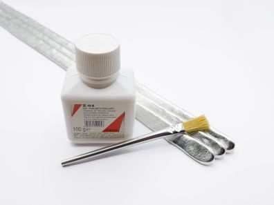 Lötwasser, Weichlötflussmittel für Titanzink, Feinzink und verzinktem Stahlblech