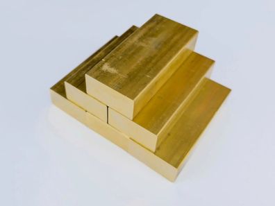 Messing in Barren 250g, 500g und 1kg Ms58 CuZn39Pb3, für Messing-Guss