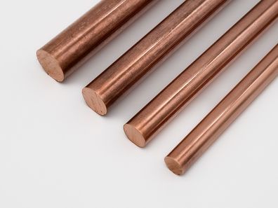 Kupfer Stange CuCr1Zr Rundstangen CW106C Vollmaterial Rundprofil Stab Anoden