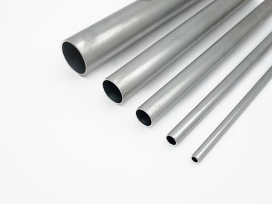 Alu Rohr AlMgSi0,5 Rundrohre Aluminium Hohl Profil Stab Stange Modellbau Alurohr