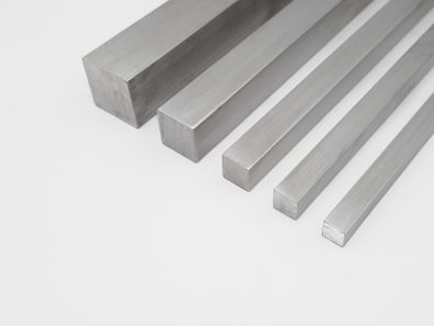 Alu Stange AlMgSi0,5 Aluminium Vierkant 4-kant Stab Vollmaterial Vierkantprofil