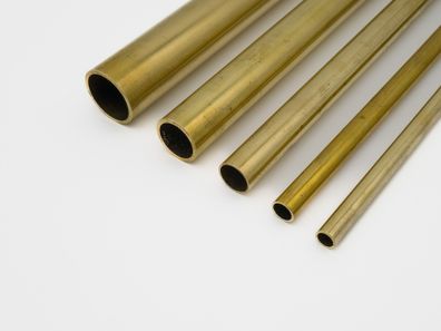 Messing Rohr CuZn37 Ms63 Rundrohr Rundprofil Profil Hohlprofil, Stab Stange