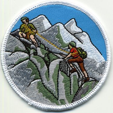 Aufnäher Applikation - Bergsteiger - 04502 - Gr. ca. 8cm