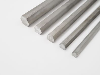 Alu Sechskant Profil aus AlCuMgPb EN AW - 2007 6-Kant Vollmaterial Stange