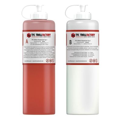 Hitzebeständiger Silikonkautschuk HB für Zinnguss, Hitzebeständig bis 450°C