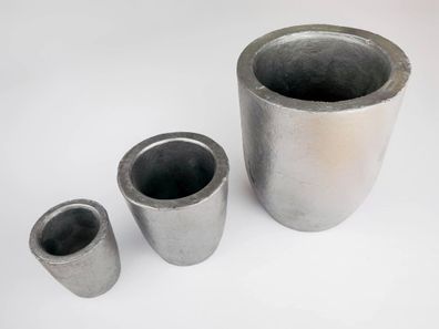Grafittiegel Schmelztiegel für Metallguss verschiedene Größen Grafit Tiegel