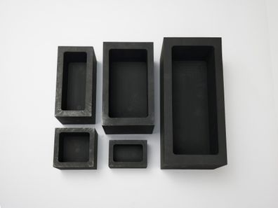 Gussformen, Barrenformen aus Grafit, 23 bis 504 ml, beständig bis mind. 1200 °C