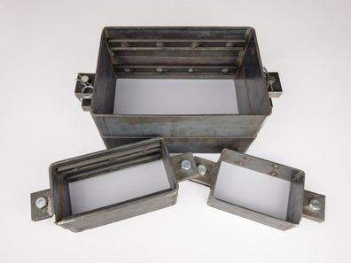 Formkästen für Sandformbau, aus robusten Stahl in verschiedene Größen, langlebig