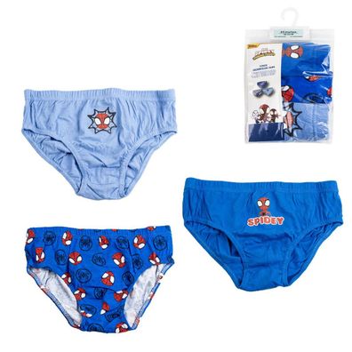 Spidey Jungen Unterhosen Set – 3 Stück Baumwoll Slips für Kinder