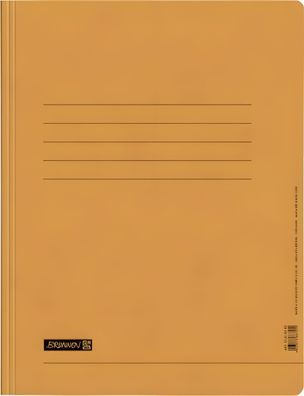 Brunnen Schnellhefter A4 mit Einstecktasche orange 102010740