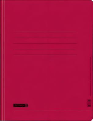 Brunnen Schnellhefter A4 mit Einstecktasche rot 102010720