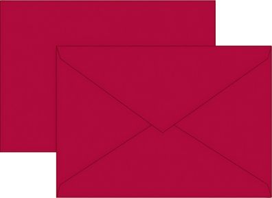 Brunnen Briefumschlag C5 80g mittelrot mit Futter 10S 105125424