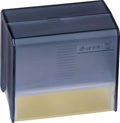 Brunnen Karteibox A8 gefüllt blau transparent 102058234
