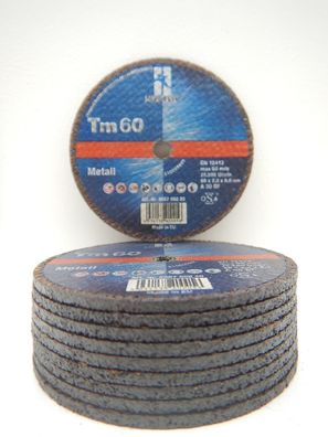 10x Normfest Trennscheibe MINI Flexscheibe METALL 60mmØx2,0x6,0