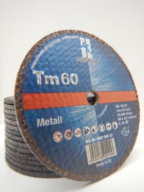 20x Normfest Trennscheibe MINI Flexscheibe METALL 60mmØx2,0x6,0