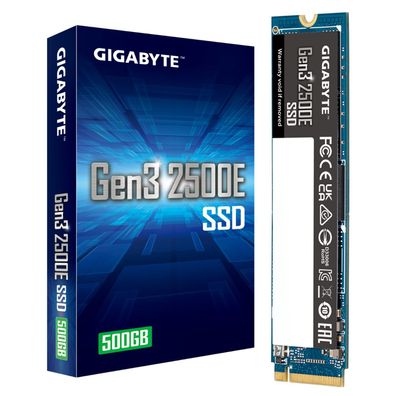 Gigabyte Gen3 2500E M.2 2280 SSD 500GB PCIe 3.0x4 NVMe1.3