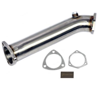 Edelstahl Downpipe 1,8T 2,5" ZOLL Hosenrohr FÜR AUDI A4 B5 B6 A6 C5 VW PASSAT 3B