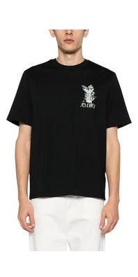 Amiri Garden Print T-Shirt Schwarz