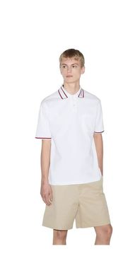 Gucci Polo T-Shirt aus Baumwolle Weiß Herren