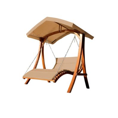 Hollywoodschaukel Gartenschaukel Hollywoodliege Doppelliege LIEGE Holz ARUBA-BRA