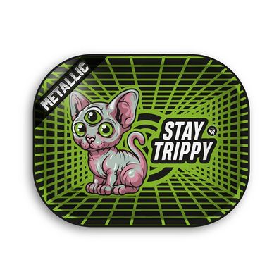 FIRE-FLOW Drehunterlage Micro - Stay Trippy Cat, Stopfunterlage