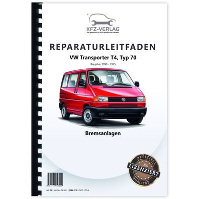 VW Transporter T4 (90-95) Bremsanlagen Bremsen System Reparaturanleitung