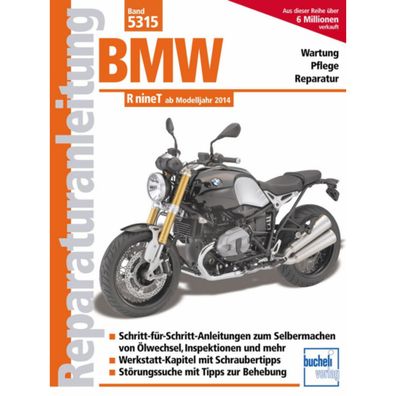 BMW R nineT Pure Typen K22, K23, K32 Baujahre ab 2014 Bucheli Reparaturanleitung