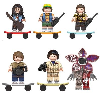 Stranger Things Minifiguren Set Bausteine Figuren Upside Down kompatibel