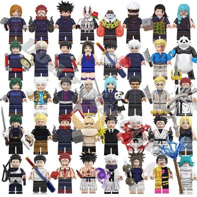 Jujutsu Kaisen Minifiguren Set Bausteine Figuren Anime kompatibel Spielzeug