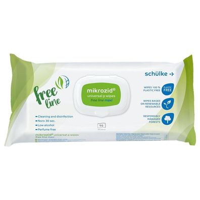 Mikrozid universal P wipes free line 23x25 cm