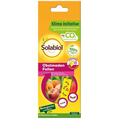 Solabiol® Obstmaden Fallen - 5 Stück