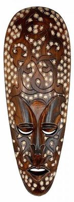 Maske ARIS 50 cm, Holz-Maske aus Bali, Wandmaske aus Holz