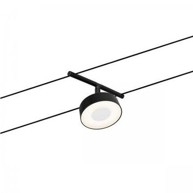 Paulmann 94480 LED Seilsystem Spot Circle 12V 3000K Schwarz Chrom