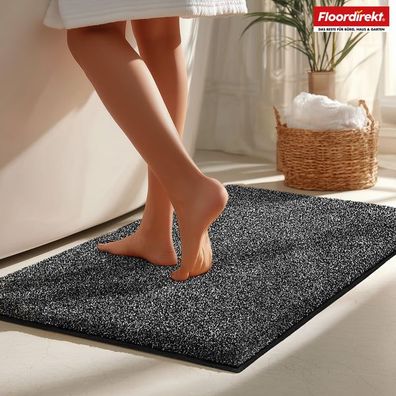 Floordirekt Badematte | Nasa | Weiche und langlebige Badvorlage | verstärkte Kanten