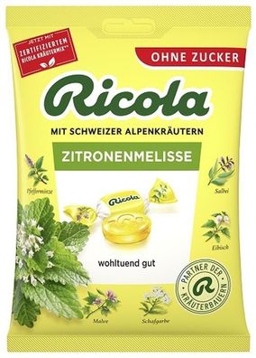 Ricola Zitronenmelisse ohne Zucker 75 g