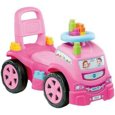 Rutschauto Moltó Lkw Rosa (30 x 60 x 43 cm)