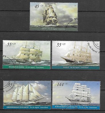 BRD gestempelt Michel-Nummer 2464-2468