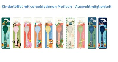 Die Spiegelburg - Kinderlöffel 2 er Set - versch. Motive möglich Bagger Feuerweh