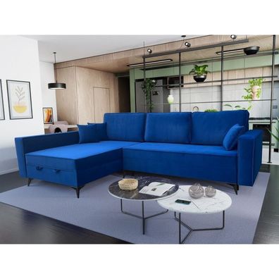 Luxor Ecksofa mit Schlaffunktion modernes Design gepolstert
