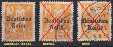 Germany REICH [1920] MiNr 0120 X ( O/used ) [02] Plattenfehler