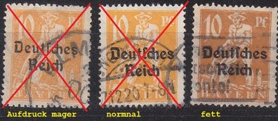 Germany REICH [1920] MiNr 0120 XI ( O/used ) [01] Plattenfehler