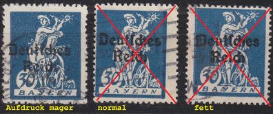 Germany REICH [1920] MiNr 0123 X ( O/used ) [02] Plattenfehler