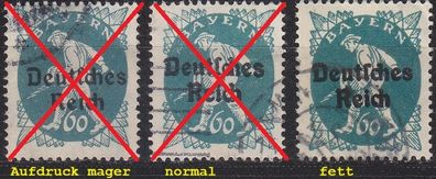 Germany REICH [1920] MiNr 0126 XI ( O/used ) [01] Plattenfehler